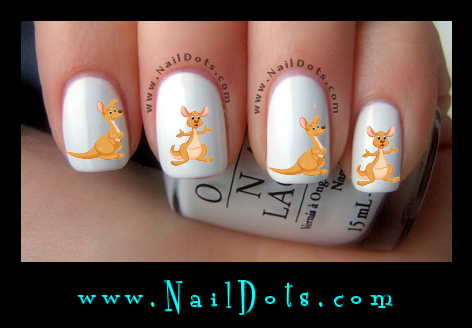 Kangaroo Nail Decals