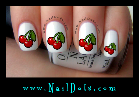 Cherry Fingerail Decals