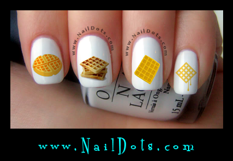 Waffles Nail Decals
