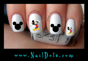 Mickey Nail Decals