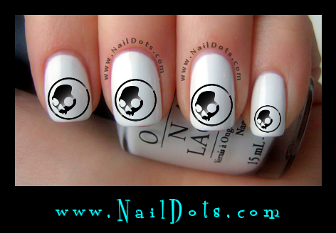 Cool Skull Nail Decals