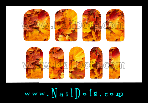 Fall Leaves Nail Wraps