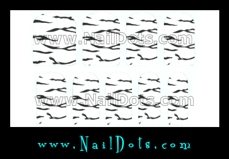 Tiger Stripe Nail Wraps