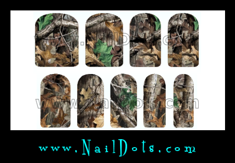 Traditional Camo Nail Wraps