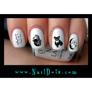 Koala Bear Nail Decal