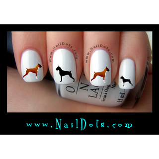 Boxer Nail Decals
