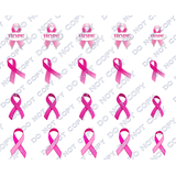 Breast Cancer Awareness Nail Decals