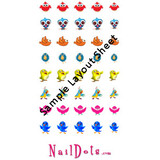Broken Heart Nail Decals