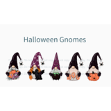 Halloween Gnome Nail Decals