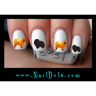 Chow Chow Nail Decals