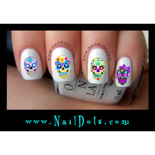 Sugar Skulls 2 Nail Decals