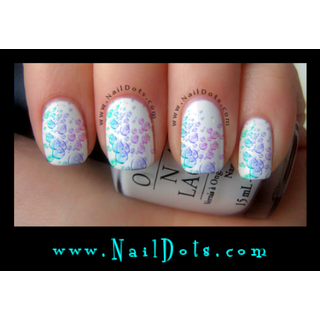 Pastel Bubble Nail Wraps or Nail Tips