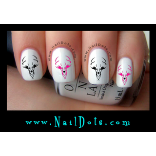 Buck Deer Nail Decal