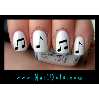 Music Note Combo Nail Decals