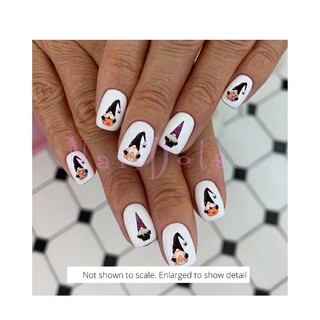 Halloween Gnome Nail Decals