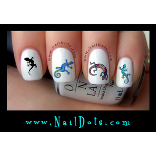 Gecko Nail Decals