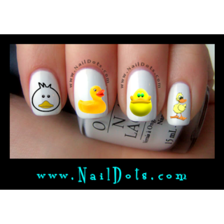 Cute Duck Nail Decal