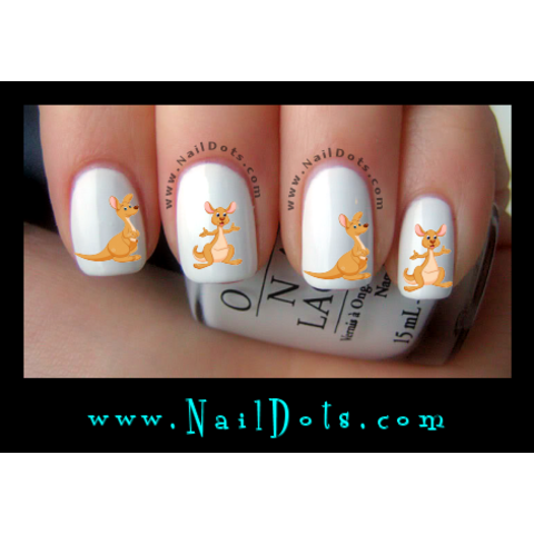 Kangaroo Nail Decals