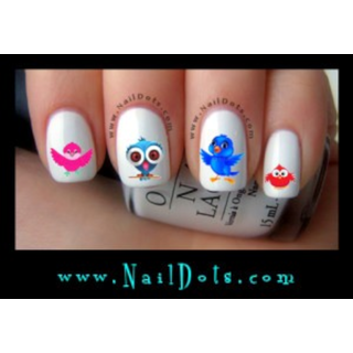 Cute Bird Nail Decal