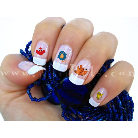 Cute Bird Nail Decal