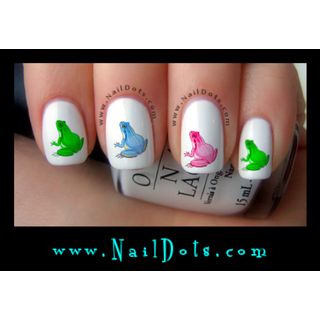 Frog Nail Decals