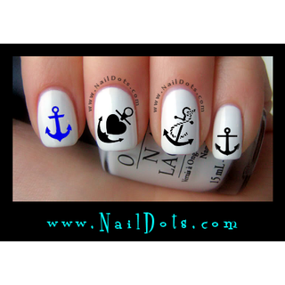 Anchor Nail Decals