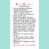Frog Nail Decals