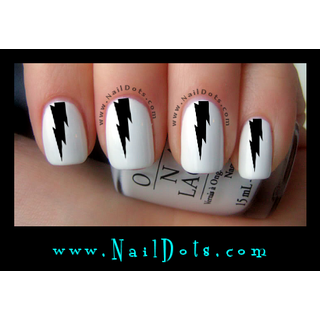 Lightning Nail Decals