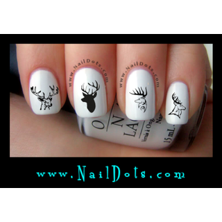 Buck Mount Nail Decal