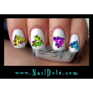 Cute Frog Nail Decal