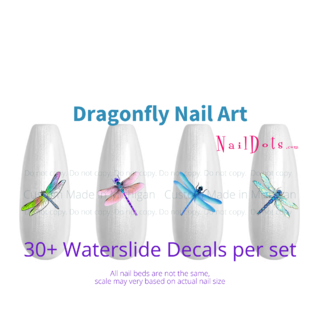 Dragonfly Nail Decal