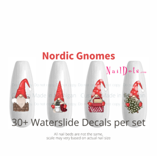 Nordic Gnome Nail Decals