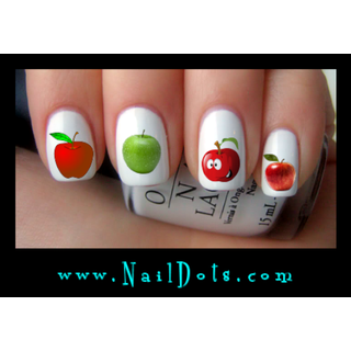 Apple Nail Decals