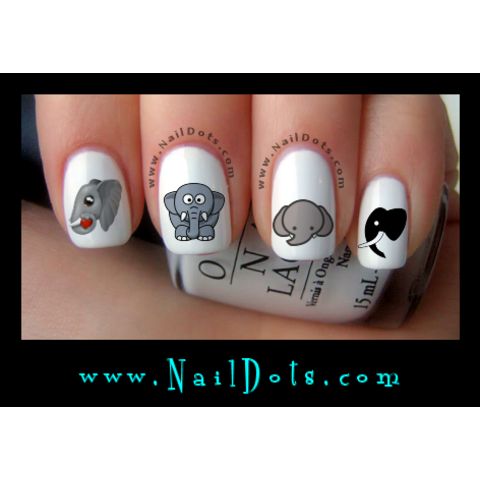 Elephant Nail Decal