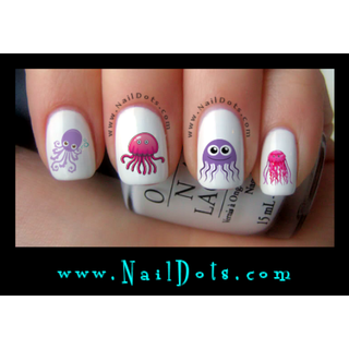 Jellyfish Nail Decal