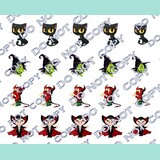 Halloween Set 2 Nail Decals