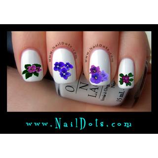 Violet Nail Decals