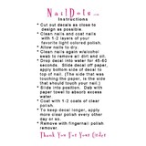 Baby Elephant Nail Decal