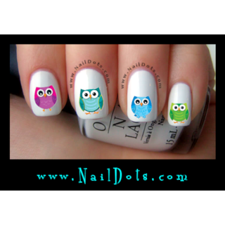 Owl Nail Decal