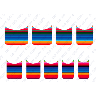 Serape Nail Tips CLEARANCE