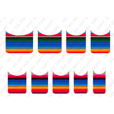 Serape Nail Tips CLEARANCE