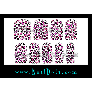 Leopard Nail Wraps - Pink