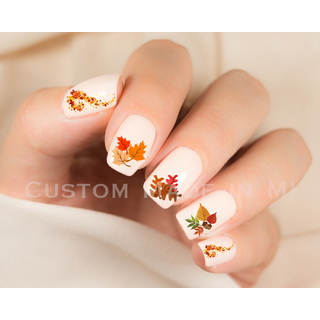 Autumn Leaves Nail Decals